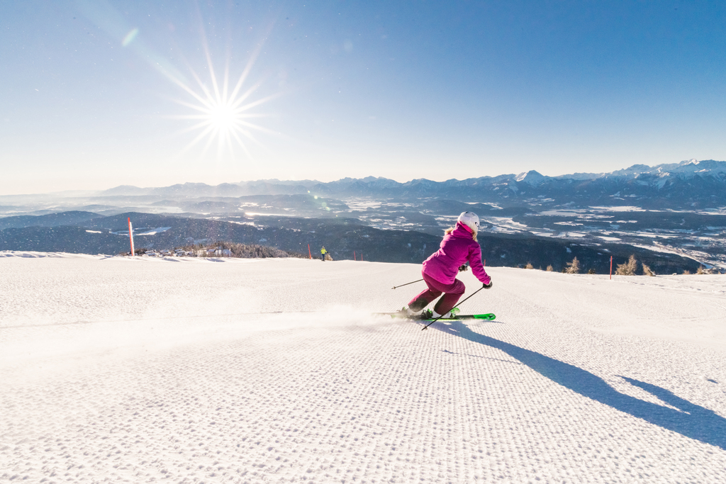 Skifahren auf der Gerlizen
